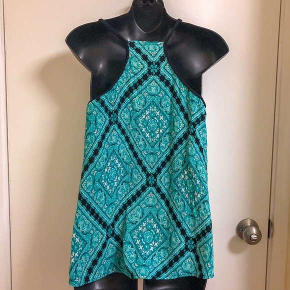 Turquoise Racerback Top - Picture 4 of 5